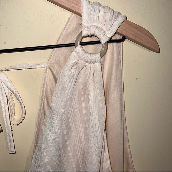 NWT LULUS Champagne colored sleeveless bodysuit XL - Picture 4 of 5